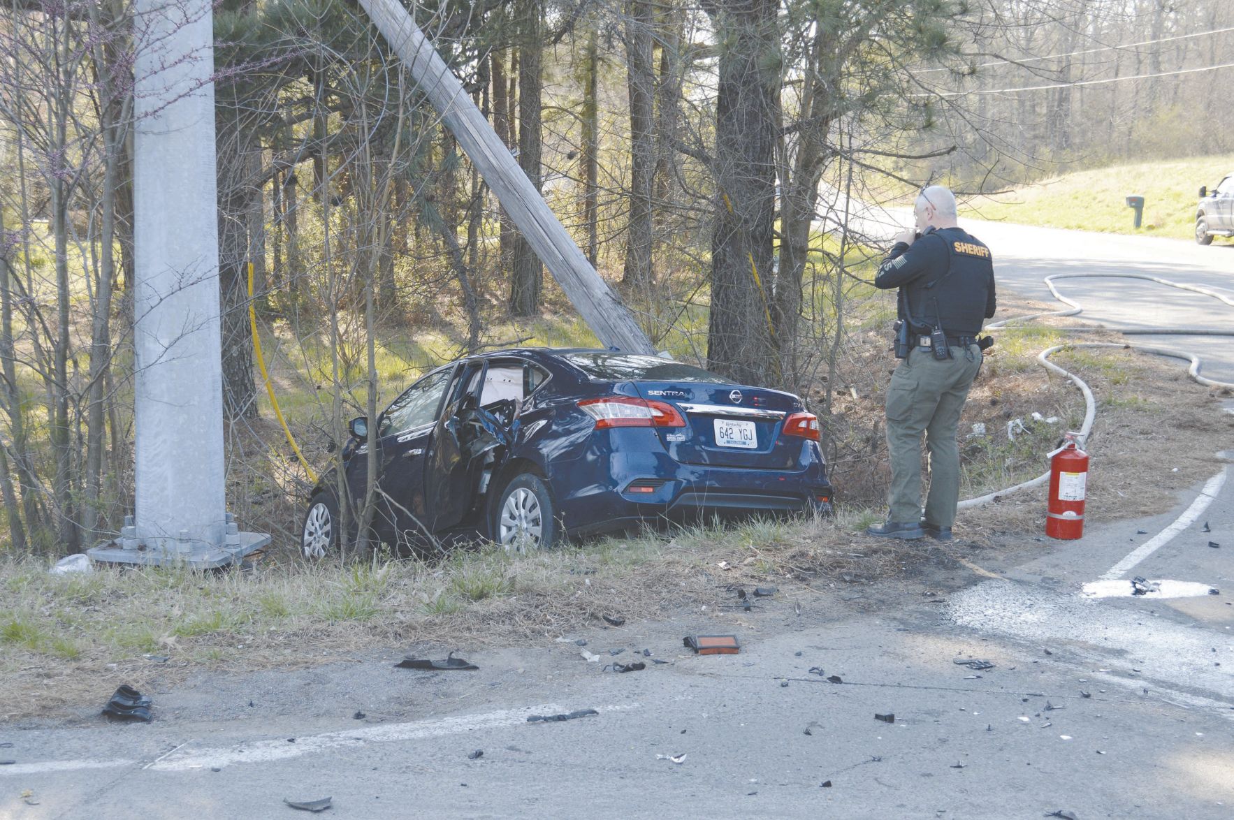 Tuesday afternoon wreck injures 1